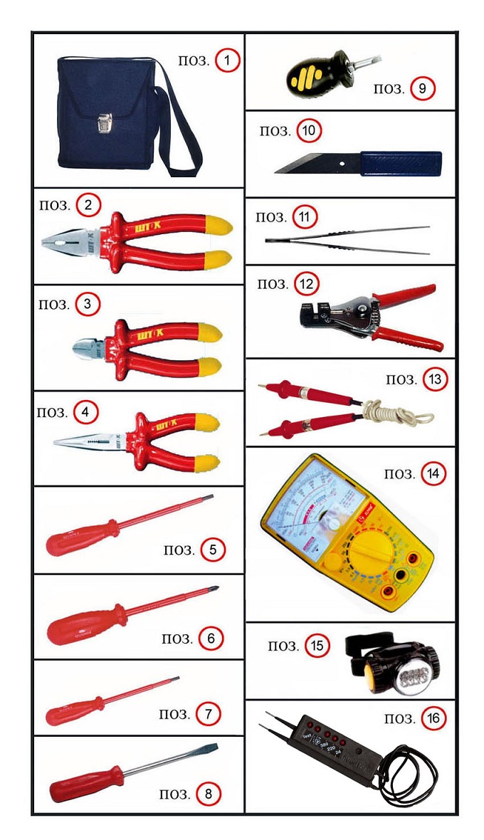 Инструменты электрика картинки для детей с названиями